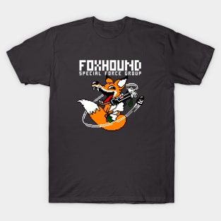 FOXHOUND pixel art MGS logo #2 T-Shirt